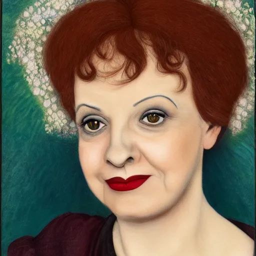 Image similar to portrait of hybrid of isy suttie and liza minelli and judy garland, preraphaelite, 8 k