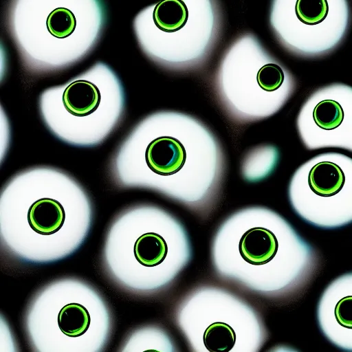 Image similar to eyeballs with sharp teeth, detailed, 4k resolution, reflections, high quality