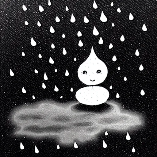 Image similar to zen rain ink