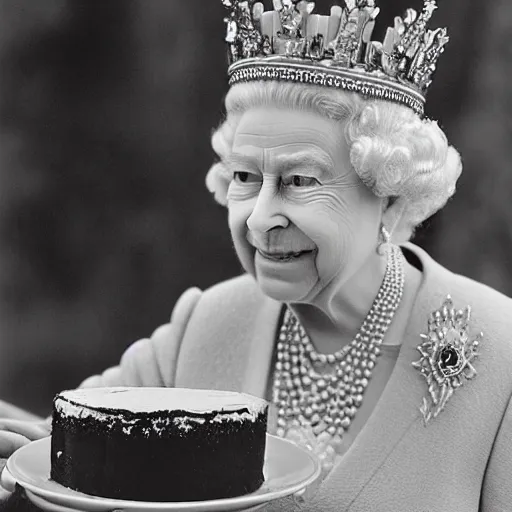 Image similar to The Queen and her Cake by Avery Palmer