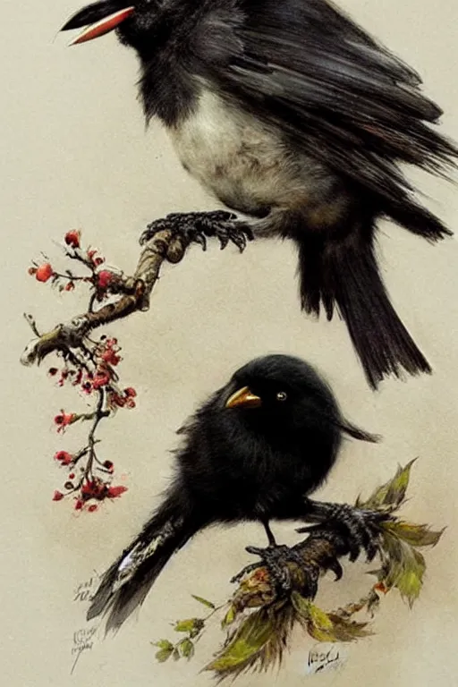 Image similar to ( ( ( ( ( bomb, the black bird, angry bird. muted colors. ) ) ) ) ) by jean - baptiste monge!!!!!!!!!!!!!!!!!!!!!!!!!!!