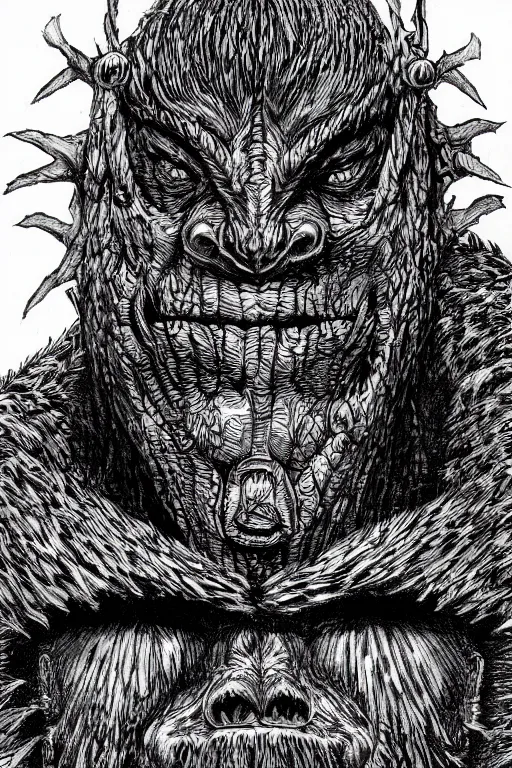 Prompt: mole fantasy dwarf monster, symmetrical, highly detailed, digital art, sharp focus, trending on art station, kentaro miura manga art style