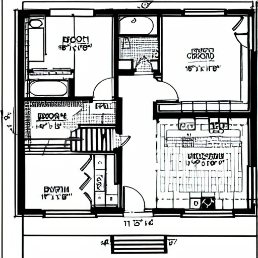 Image similar to floor plan for a house