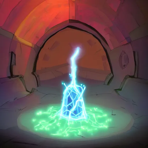 Image similar to a demonic ( magical ) glowing portal!! to hell