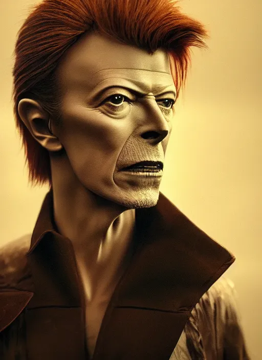 david bowie in real life, face centered portrait of | Stable Diffusion