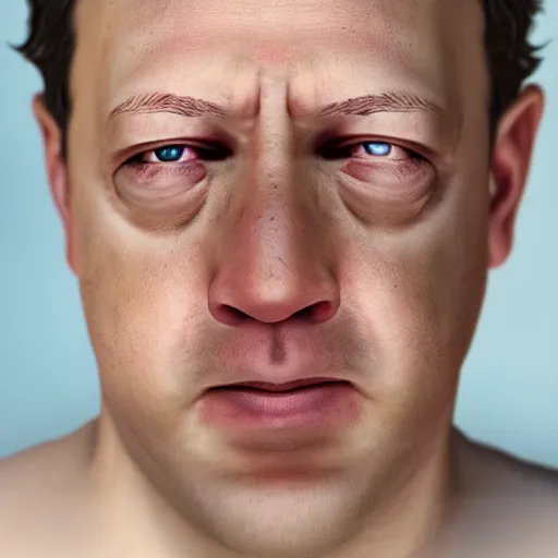 Image similar to mark zuckemberg crying, photorealistic, ultra detailed, 8 k