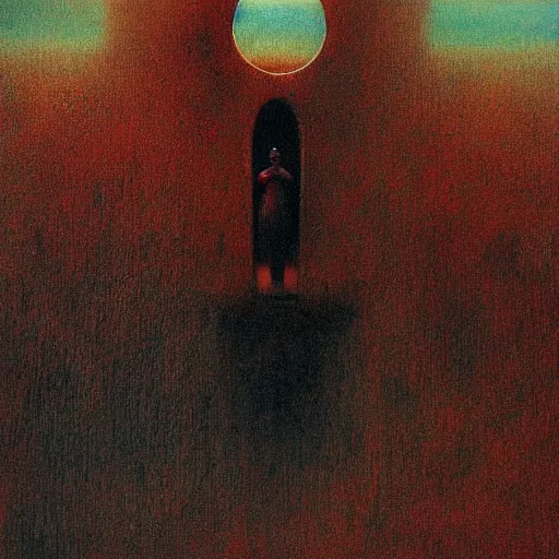 Prompt: high quality high detail painting by beksinski, hd, madness