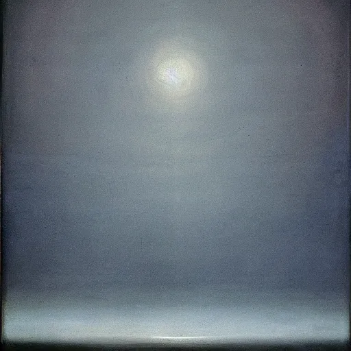 Image similar to the abstract painting'arctic void ', by caspar david friedrich, by rothko