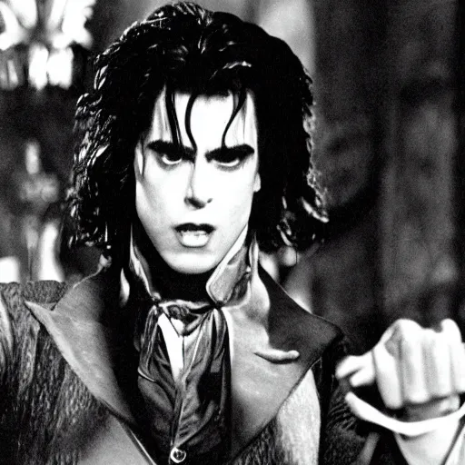 Prompt: a film still of jonathan joestar in interview with the vampire(1994)