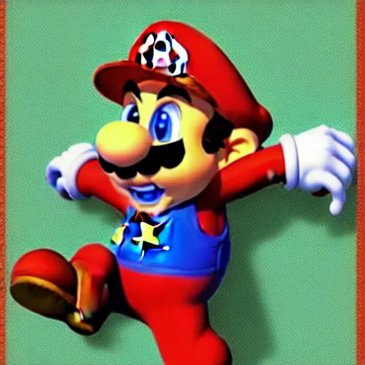 Prompt: super mario realistic