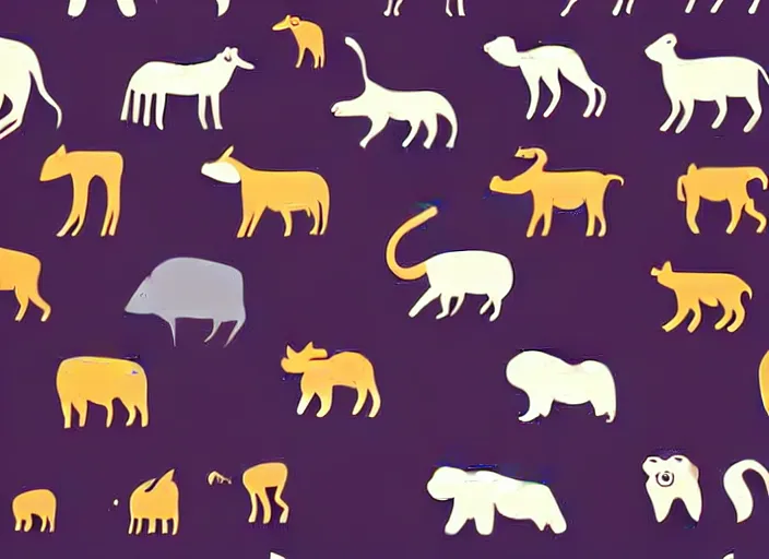 Image similar to digital art minimal vector animal! detailed wallpaper trending on artstation