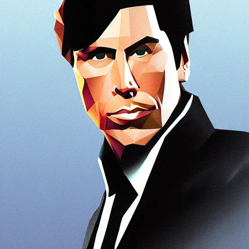 Image similar to low poly john travolta in goldeneye 64 cover art