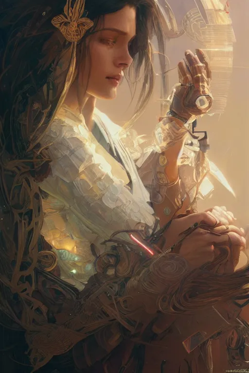 Image similar to ultra realistic illustration, joshy sly, sci - fi, fantasy, intricate, elegant, highly detailed, digital painting, artstation, concept art, smooth, sharp focus, illustration, art by artgerm and greg rutkowski and alphonse mucha