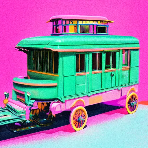 Image similar to 1 9 2 5 noisy excited universe pentagon flamingo hutch emerald car, by victo ngai and evard munch and mark rothko, trending on artstation, seapunk, tilt shift