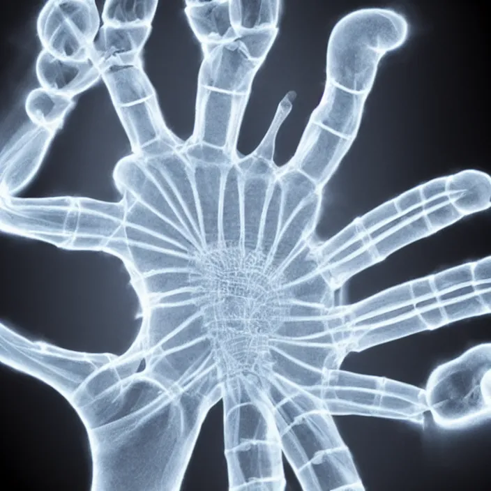 Image similar to xray of human hand