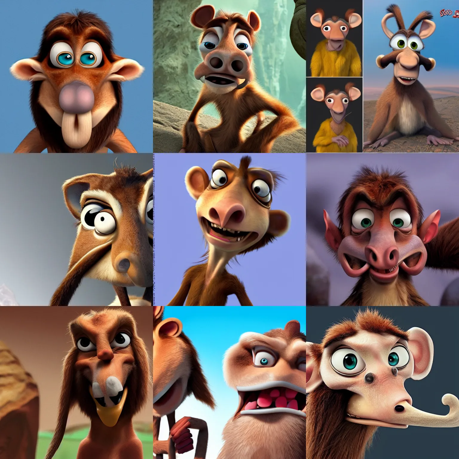 sid character from ice age | Stable Diffusion | OpenArt