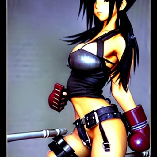 Image similar to tifa lockheart by masamune shirow