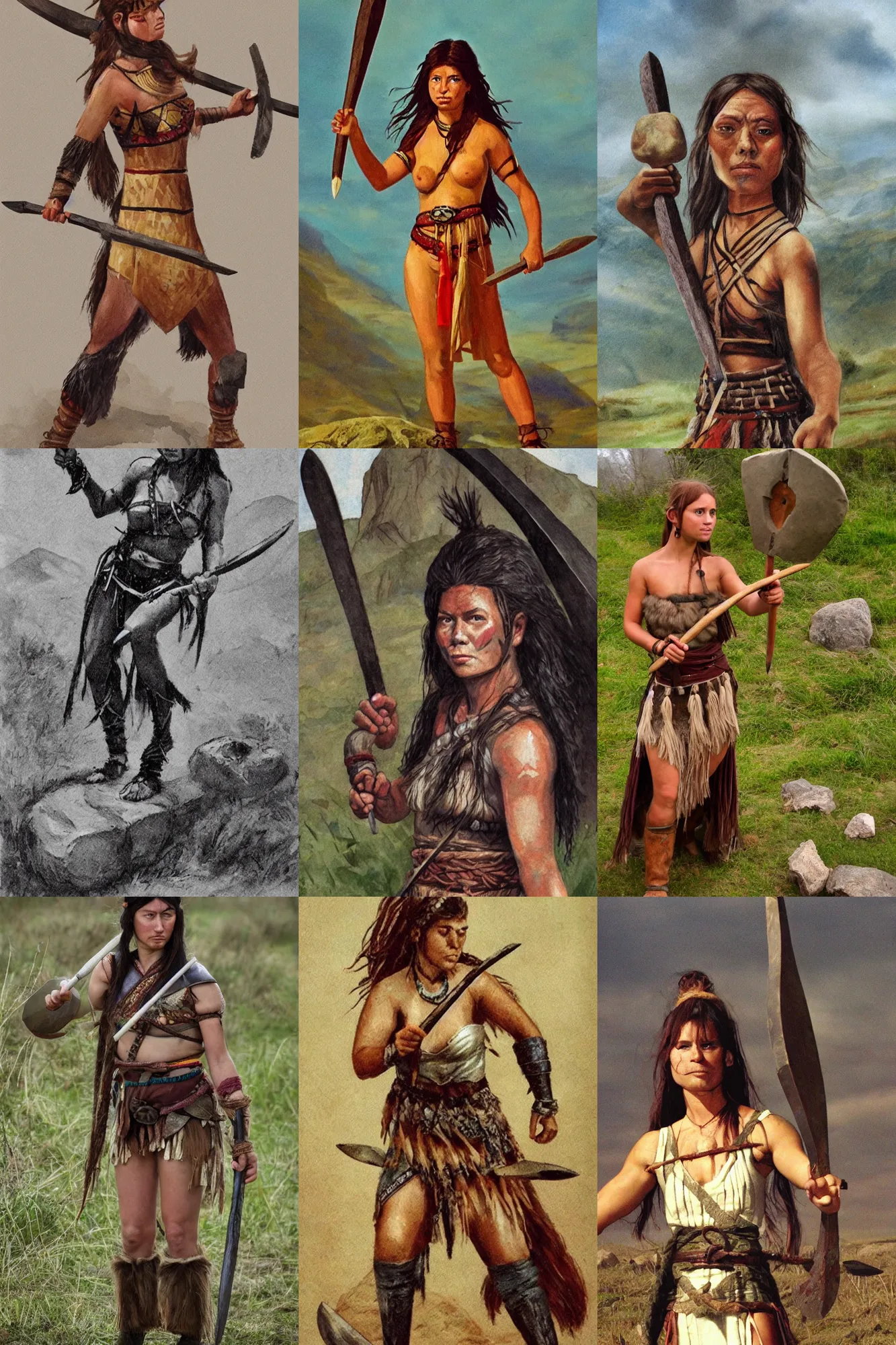 KREA - A young female Celtic warrior