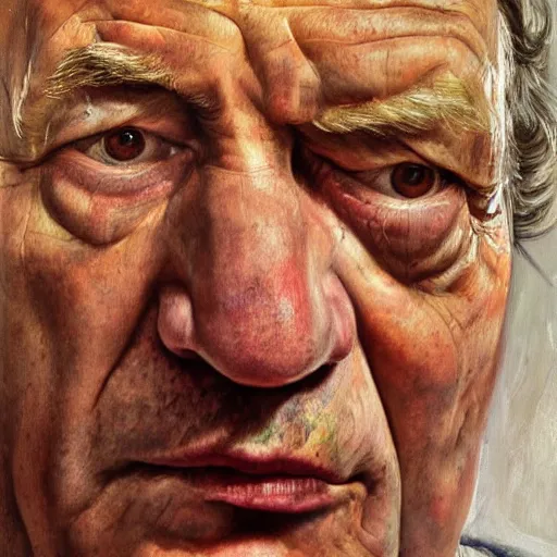 Image similar to high quality high detail painting by lucian freud, hd, portrait, photorealistic lighting