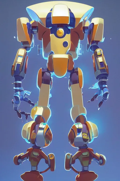 Image similar to metabots medabots medarotto medarot robot minimalist comics, behance hd by jesper ejsing, by rhads, makoto shinkai and lois van baarle, ilya kuvshinov, rossdraws global illumination ray tracing hdr radiating a glowing aura