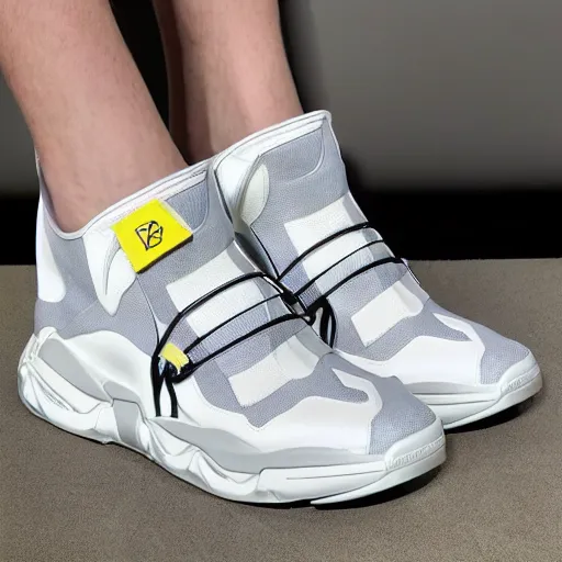 Prompt: balenciaga sneakers, y 2 k aesthetic, biomorphic, highly detailed, hyper realistic,