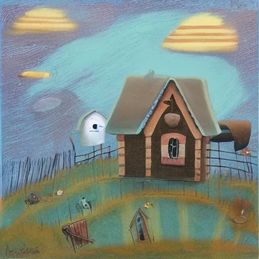 Image similar to cottage inspired by shaun tan