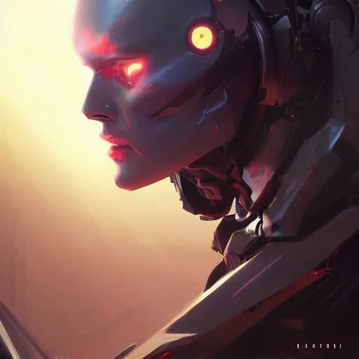 Image similar to cyberspace, evil artificial intelligence, painted by greg rutkowski, painted by magali villeneuve, digital art, trending on artstation, wintermute