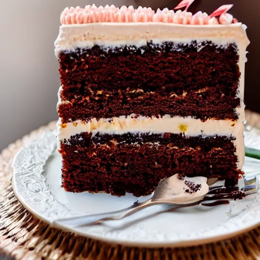 Prompt: photo of a delicious cake