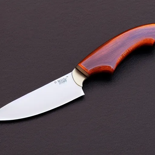 Prompt: a beautiful perfect hand made knife, high details, 8 k photo, ultra sharp