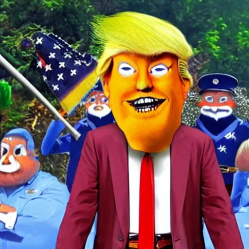 Image similar to Donald Trump as the Lorax