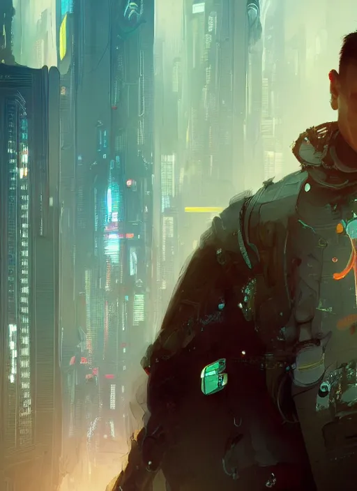 Image similar to a beautiful portrait of elon musk in cyberpunk city. character design by cory loftis, fenghua zhong, ryohei hase, ismail inceoglu and ruan jia. artstation, volumetric light, detailed, rendered in octane