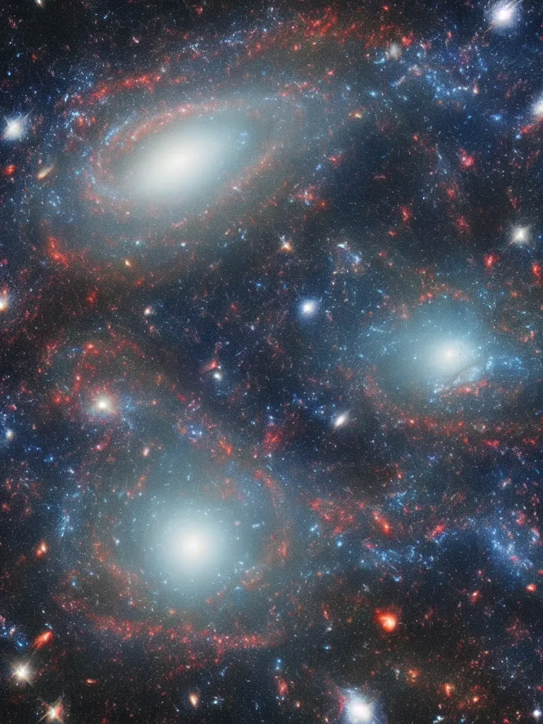 Image similar to super high resolution deepspace image of galaxies, nasa photos, artstation