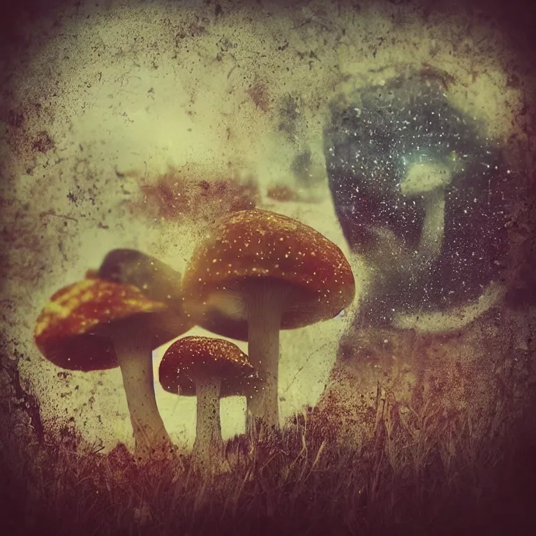 Image similar to double exposure of dally life, symbols of live, explosion, love is the most relevant theme, love is infinity, love is begin of all, 8 k resolution, artistic mode, artistic, trending on instagram, long exposure, love art, serious, fantasy and dreams vibes, mushrooms style and macro style