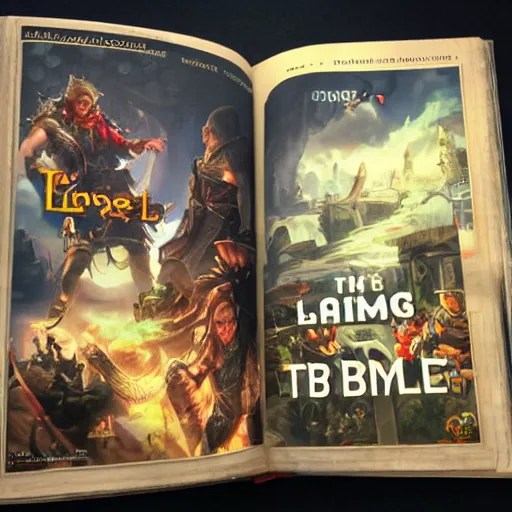 Image similar to gaming bible