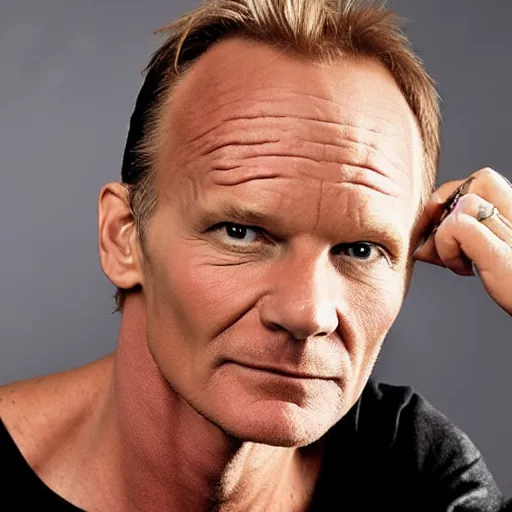 Image similar to lowbrow lax portrait of a lady 3 9 years old, with sting