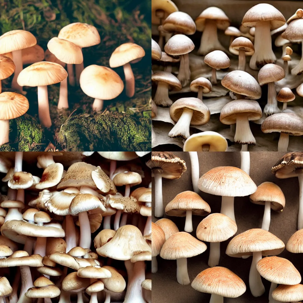 Prompt: mushrooms