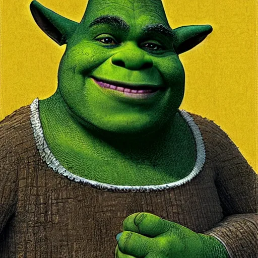 Image similar to shrek drawn by jean - leon gerome