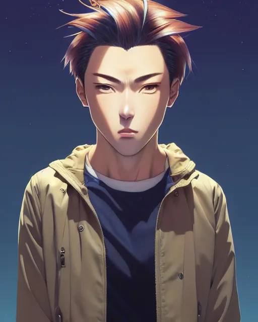 Prompt: portrait Anime man of Anthony Starr as Homelander, cute-fine-face, blonde pretty face, realistic shaded Perfect face, fine details. Anime. realistic shaded lighting by Ilya Kuvshinov katsuhiro otomo ghost-in-the-shell, magali villeneuve, artgerm, rutkowski, WLOP Jeremy Lipkin and Giuseppe Dangelico Pino and Michael Garmash and Rob Rey
