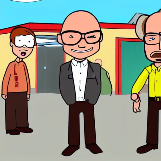 Prompt: still from a breaking bad childrens cartoon