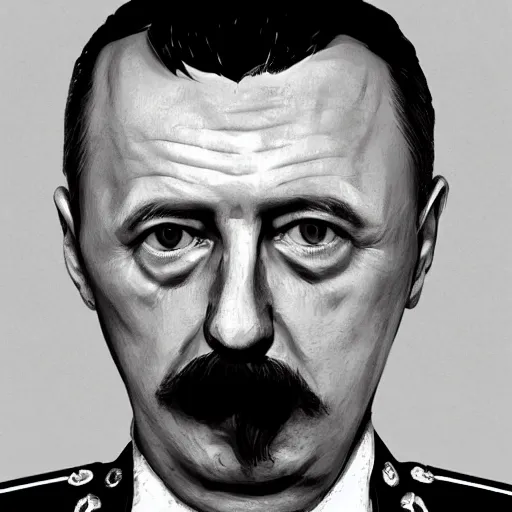 Image similar to igor ivanovich strelkov became bloody ugly supreme ruler of novorossia, photo - realistic, color image, 2 k, highly detailed, bodyhorror, occult art