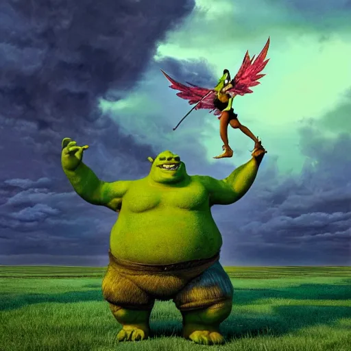 shrek with wings wallpaper｜TikTok Search