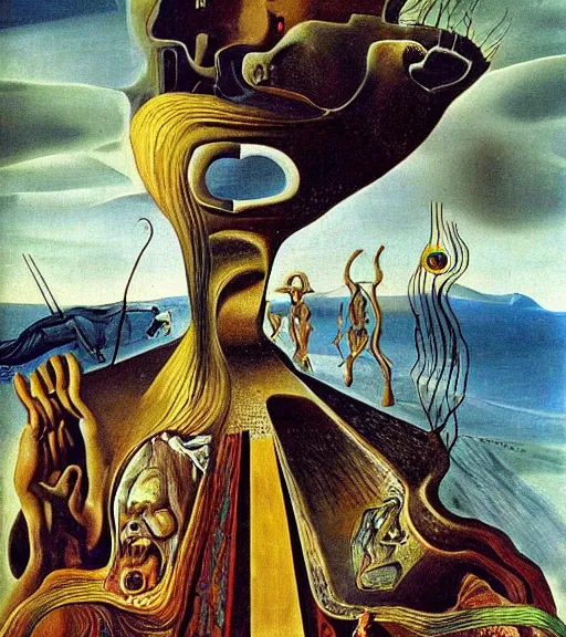 Prompt: sheogorath by salvador dali