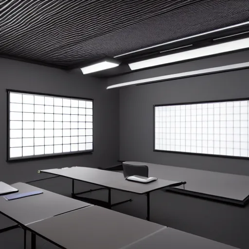 Black & White Anime Classroom Background Gráfico por MeiMei10 · Creative  Fabrica