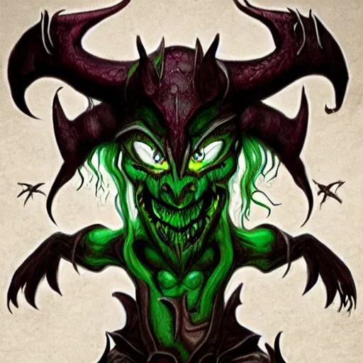 Prompt: illidan stormrage by tim burton