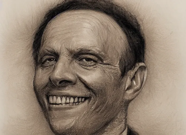Prompt: a highly detailed pumpkin portrait of a dentist, james gurney, james jean