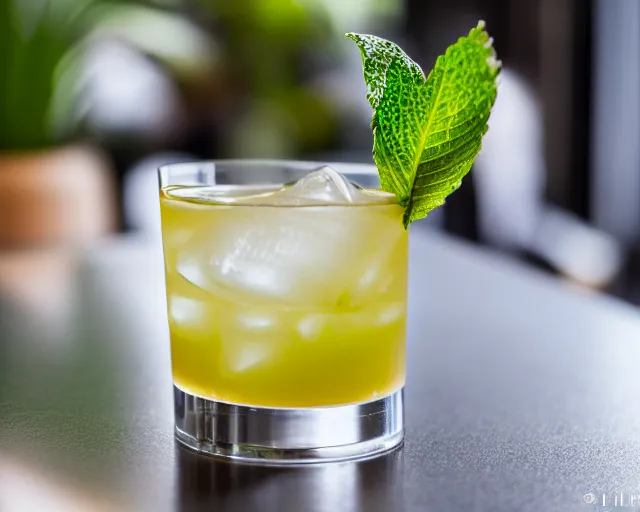 Prompt: 5 5 mm photo of best cocktail on a zen minimalist table with elegant houseplants in the background. highly detailed 8 k. intricate. lifelike. soft light. nikon d 8 5 0.