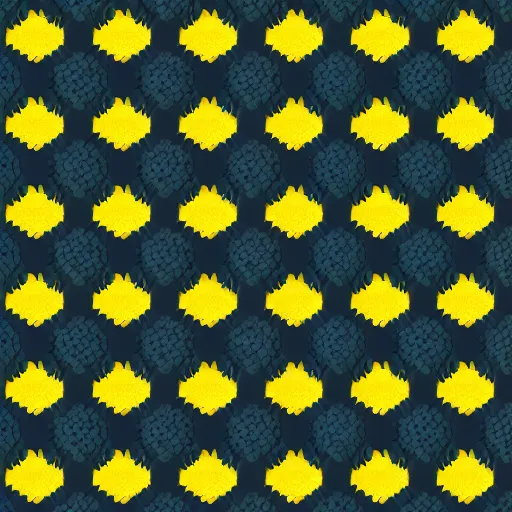 Image similar to a minimalistic seamless pattern made from bees