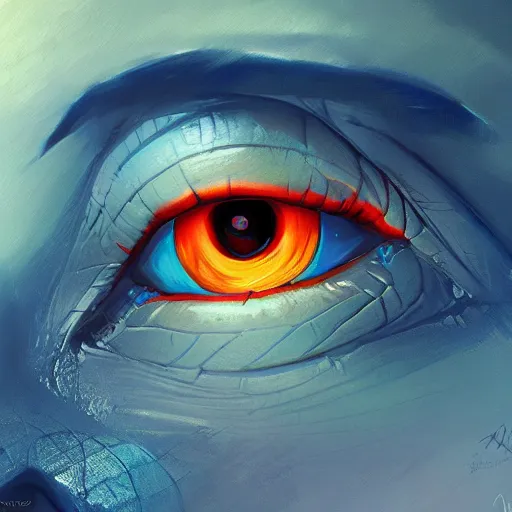 Prompt: AI EYE, colorful, fantasy, vivid colors, concept art, sharp focus, digital art, Hyper-realistic, 4K, Unreal Engine, Highly Detailed, HD, Dramatic Lighting by Brom, trending on Artstation
