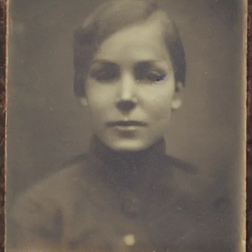 Image similar to tintype of an old with