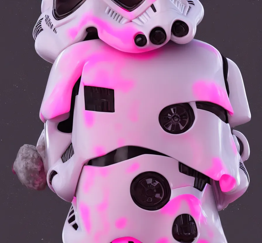 Prompt: happy stormtrooper with pink ice cream, ue 5, ue 6, unreal engine 5, cinematic 4 k wallpaper, 8 k, ultra detailed, by popular digital artist, beautiful image, resolution, artstation